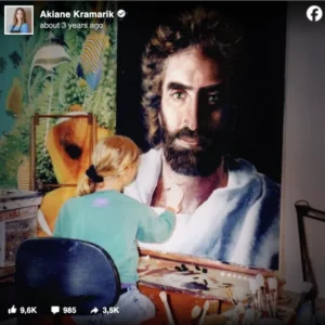 Masterful painting of Jesus by 8-year-old rescued from the shadows