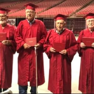 4 veterans receive high school diplomas almost 70 years after leaving to join military