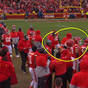 Travis Kelce Throws Helmet, Has Altercation With Andy Reid Following Game