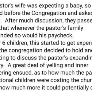 A pastor’s…