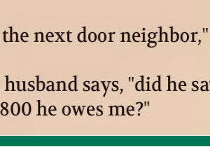 Neighbor talk to woman