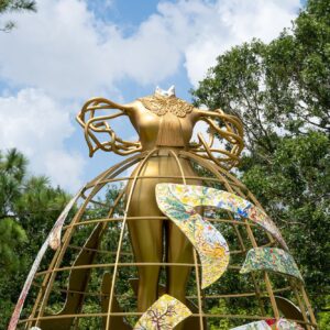 University Of Houston “Satanic” Statue Beheaded During Hurricane Beryl