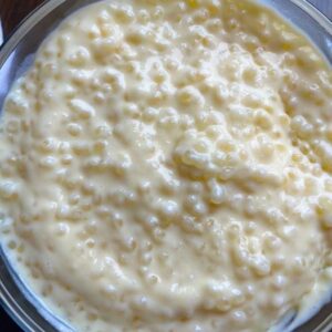 Homemade Tapioca Pudding