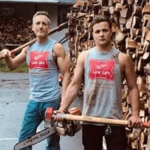 Dad and twin sons cut enough firewood to fill 80 trucks – donate it all to those who need it most