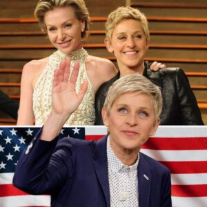 Ellen DeGeneres and wife Portia leaving the U.S. after the election results. They will sell their Montecito mansion