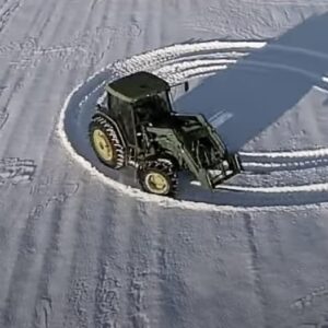 Farmer Writes Bold Message In Fresh Snow, Doesn’t Care If Some People Are Offended