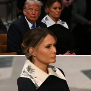 All eyes were on Melania at the former president’s funeral – The heartbreaking reason behind her sorrow