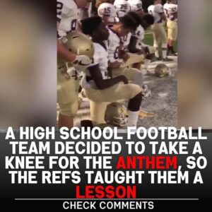 A High School Football Team Decided To Take A Knee For The Anthem, So The Refs Taught Them A Lesson