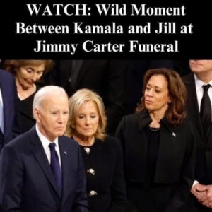 Wild Moment Between Kamala and Jill at Jimmy Carter Funeral