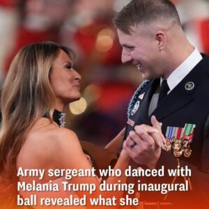 Army Sergeant Who Danced with Melania Trump at Inaugural Ball Shares What She Whispered to Him