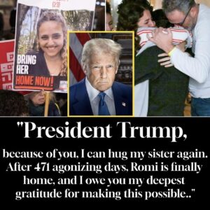 YARDEN GONEN: Thank you, President Trump, for rescuing my sister..