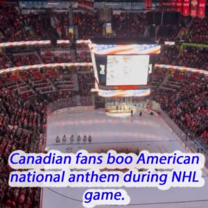 JUST IN!! Canadian fans boo American National Anthem !!