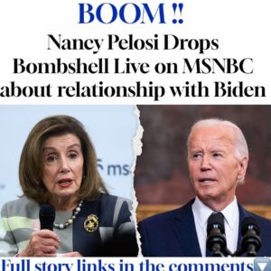 NOT GOOD !! When asked if she had spoken to the Bidens recently, Pelosi replied, ‘No, I haven’t’