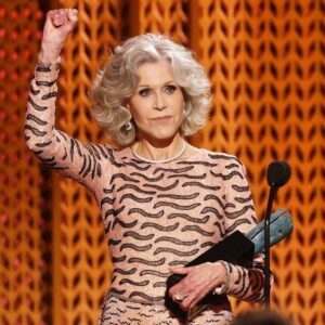 Jane Fonda Criticizes Donald Trump in SAG Awards Speech