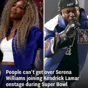 Fans are buzzing over Serena Williams joining Kendrick Lamar onstage during his Super Bowl performance.