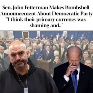 JUST IN!! Fetterman says Democratic Party brand is ‘toxic’ thanks to constant ‘shaming and scolding’