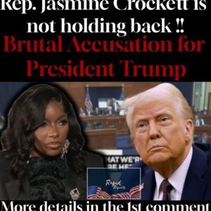 LIVE UPDATES !! Rep. Jasmine Crockett is not holding back !! President Trump is..