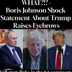 JUST IN / Boris Johnson,President Trump and Putin