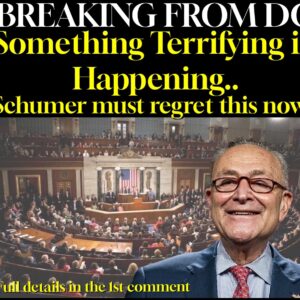 Something Terrifying is Happening.. Schumer must regret this now