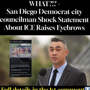 BREAKING / San Diego Democrat city councilman called ICE agents “terr0rists” in an Instagram post !