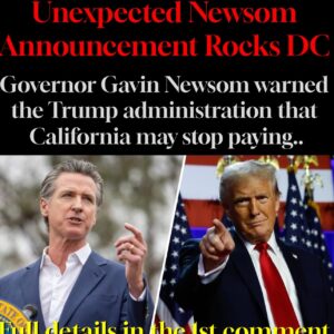 JUST IN / Unexpected Newsom Announcement Rocks DC