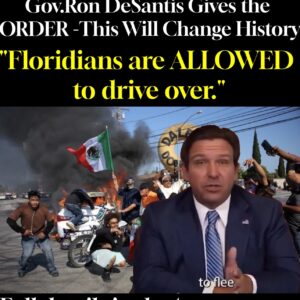 Gov.Ron DeSantis Gives the ORDER-This Will Change History “Floridians are ALLOWED to drive over.” Gov.Ron DeSantis Gives the ORDER-This Will Change History “Floridians are ALLOWED to drive over.”