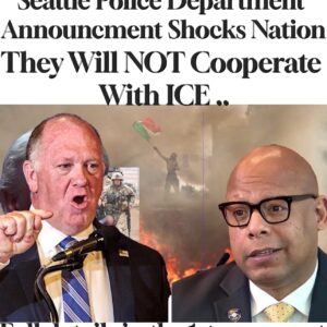 Seattle Police Department Announcment Shocks Nation They Will NOT Cooperate With ICE.. Seattle Police Department Announcment Shocks Nation They Will NOT Cooperate With ICE..