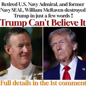 Retired U.S. Navy Admiral, and former Navy SEAL, William McRaven destroyed Trump in just a few words: Retired U.S. Navy Admiral, and former Navy SEAL, William McRaven destroyed Trump in just a few words: