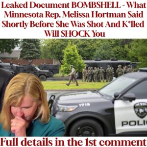 REPORT: Shortly before Minnesota Rep. Melissa Hortman was shot and k*lled…