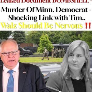 Leaked Document BOMBSHELL – Murder Of Minn. Democrat – Shocking Link with Tim..