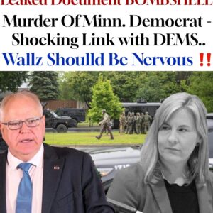 Leaked Document BOMBSHELL Murder Of Minn. Democrat – Shocking Link with DEMS.. Leaked Document BOMBSHELL Murder Of Minn. Democrat – Shocking Link with DEMS..