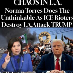 CHAOS IN LA / CHAOS IN L.A. Norma Torres Does The Unthinkable As ICE Rioters Destroy LA,Attack TRUMP