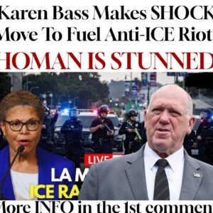 Karen Bass Makes SHOCK Move To Fuel Anti-ICE Riots