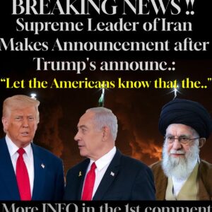 BREAKING NEWS!! Supreme Leader of ran Makes Announcement after Trump’s announc.: