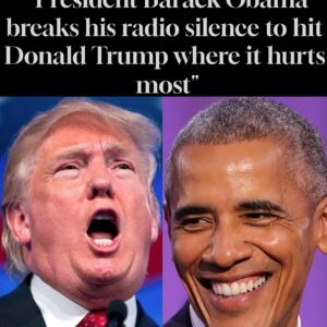“President Barack Obama breaks his radio silence to hit Donald Trump where it hurts most”