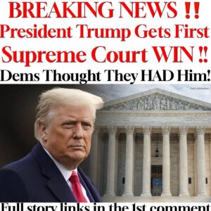 HUGE BREAKING !! The Supreme Court has just ruled 6-3 !! This is a MASSIVE win for the Trump