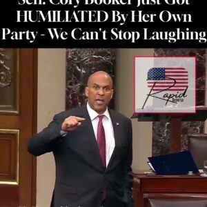 Sen. Cory Booker Just Got HUMILIATED By Her Own Party – We Can’t Stop Laughing