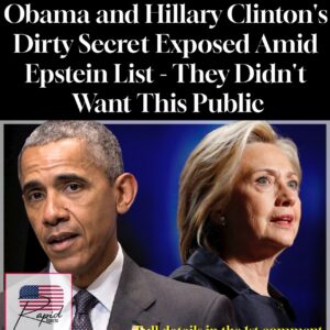 Obama and Hillary Clinton’s Dirty Secret Exposed Amid Epstein List – They Didn’t Want This Public