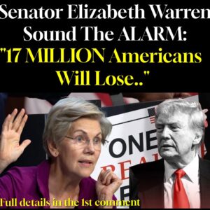 Senator Elizabeth Warren Sound The ALARM: MILLION Americans Will Lose