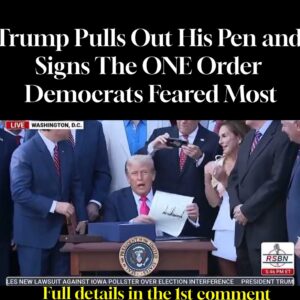 BREAKING / Trump Pulls Out His Pen and Signs The ONE Order Democrats Feared Most