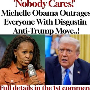‘Nobody Cares!’ Michelle Obama Outrages Everyone With Disgustin Anti-Trump Move..!