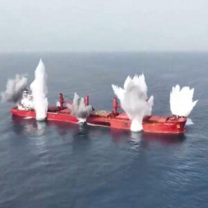 BREAKING ! NEW: Iran-backed Houthi rebels release footage showing them sinking the Greek-operated ‘Magic Seas’ cargo ship.
