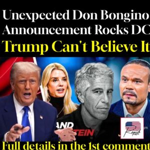 Unexpected Don Bongino Announcement Rocks DC Trump Can’t Believe It
