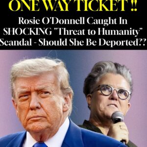 ONE WAY TICKET !! Rosie O’Donnell Caught In SHOCKING “Threat to Humanity” Scandal – Should She Be Deported??