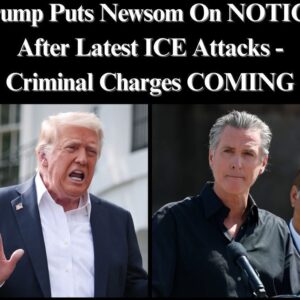 Trump Puts Newsom On NOTICE After Latest ICE Attacks – Criminal Charges COMING