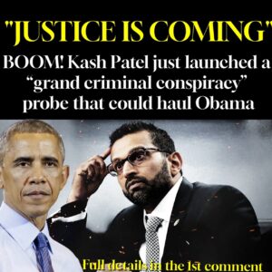 “JUSTICE IS COMING” BOOM! Kash Patel just launched a “grand criminal conspiracy” probe that could haul Obama “JUSTICE IS COMING” BOOM! Kash Patel just launched a “grand criminal conspiracy” probe that could haul Obama