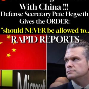 STOP Doing Business With China !!! Defense Secretary Pete Hegseth Gives the ORDER: ‘should NEVER be allowed to..