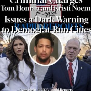 ‘Criminal Charges’ Tom Homer at ristiNocm Issues a Dark Warning to Demeerat Run Cities