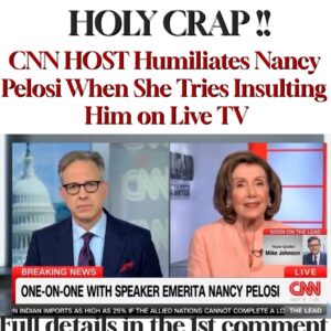 CNN HOST Humiliates Nancy Pelosi When She Tries Insulting Him on Live TV