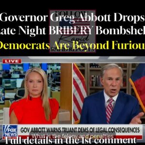 Governor Greg Abbott Drops Late Night BRIBERY Bombshell Democrats Are Beyond Furious